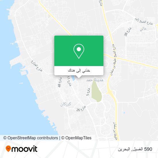 خريطة 590 الغسيل
