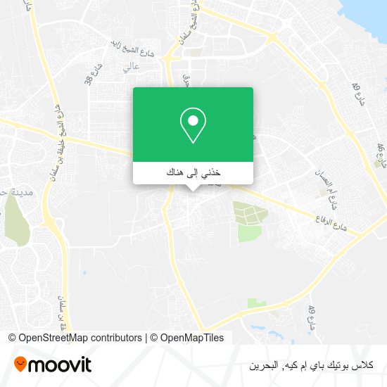 خريطة كلاس بوتيك باي إم كيه