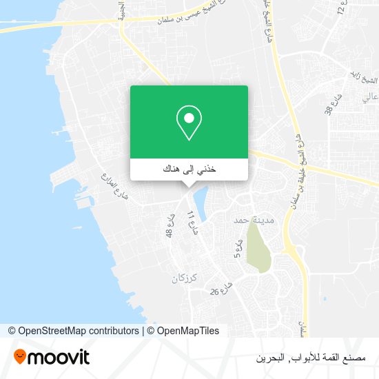 خريطة مصنع القمة للأبواب