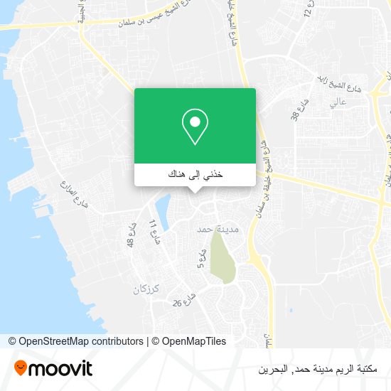 خريطة مكتبة الريم مدينة حمد