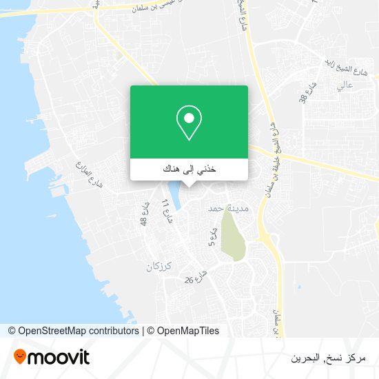 خريطة مركز نسخ