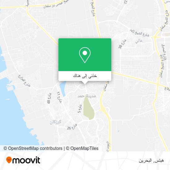 خريطة هبتس