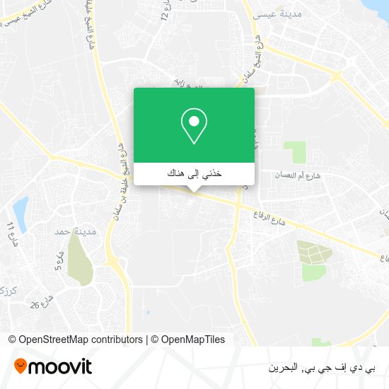 خريطة بي دي إف جي بي