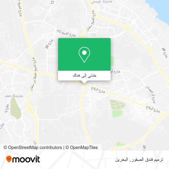 خريطة ترميم فندق الصقور