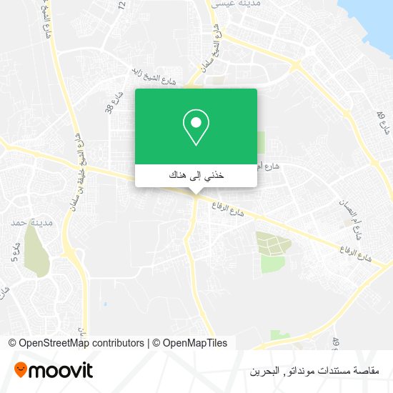 خريطة مقاصة مستندات مونداتو