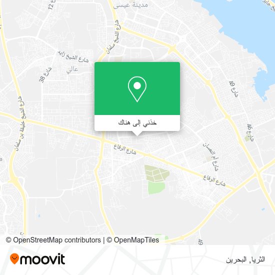 خريطة الثريا