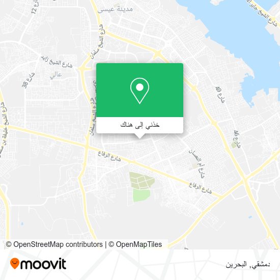 خريطة دمشقي