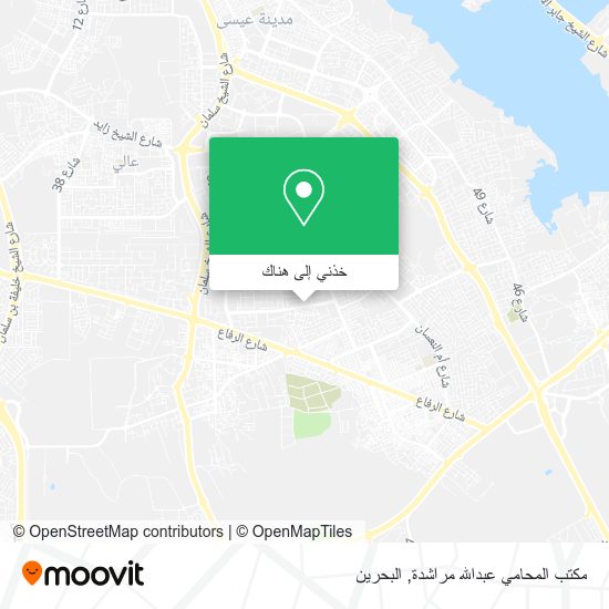 خريطة مكتب المحامي عبدالله مراشدة
