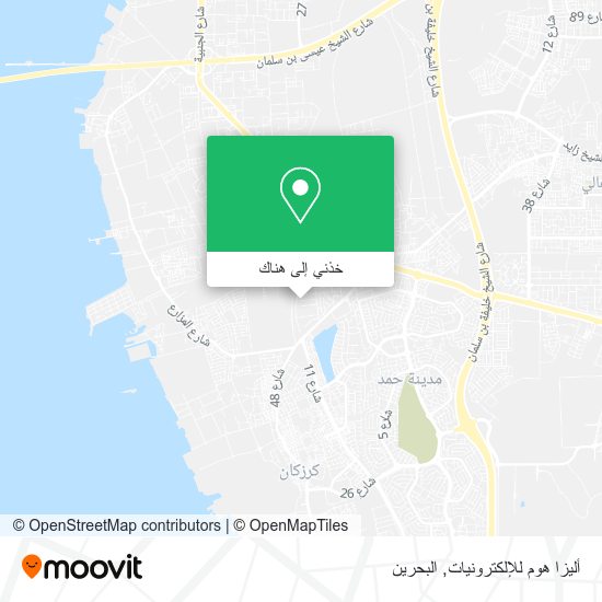 خريطة أليزا هوم للإلكترونيات