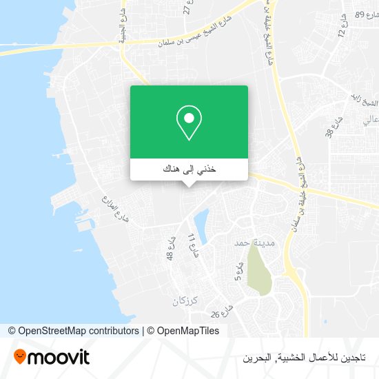 خريطة تاجدين للأعمال الخشبية
