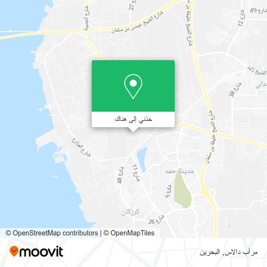 خريطة مرآب دالاس