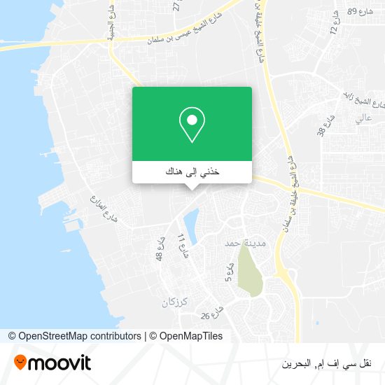 خريطة نقل سي إف إم