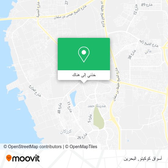 خريطة أسواق كوكيتو