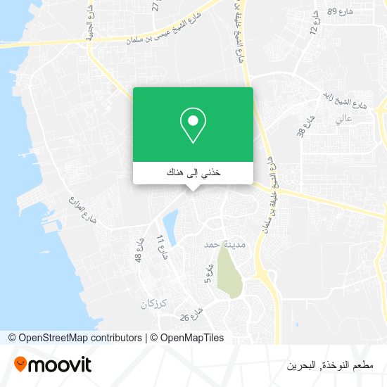 خريطة مطعم النوخذة