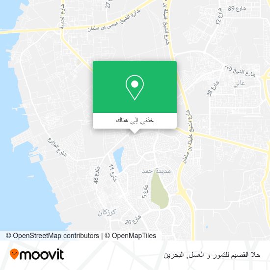 خريطة حلا القصيم للتمور و العسل