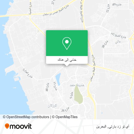 خريطة أي تو زد بارتي