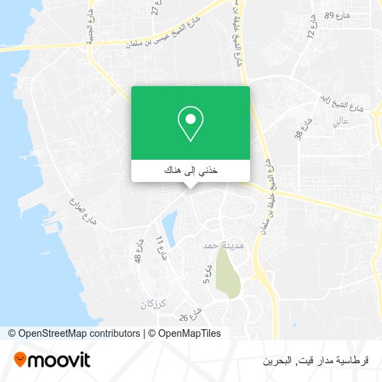 خريطة قرطاسية مدار قيت