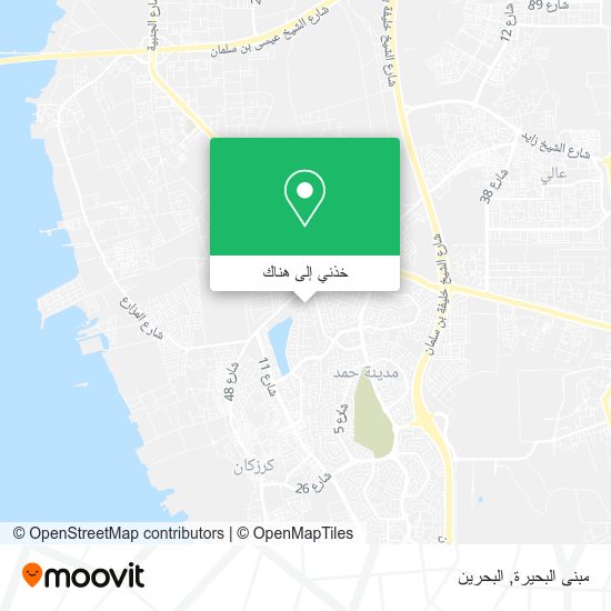 خريطة مبنى البحيرة
