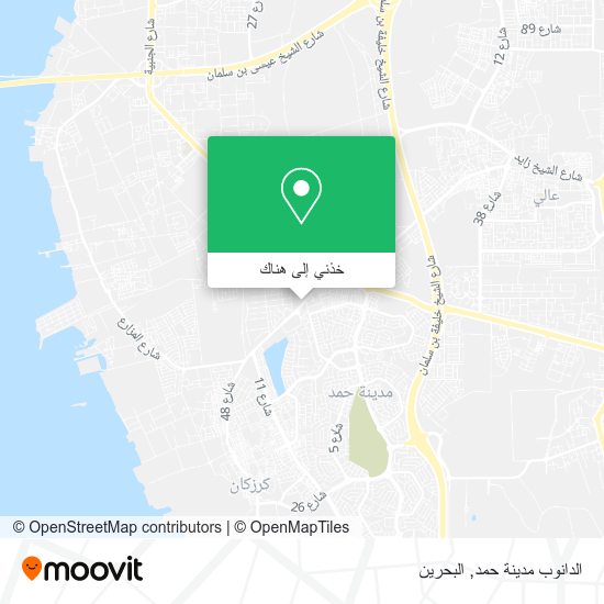 خريطة الدانوب مدينة حمد