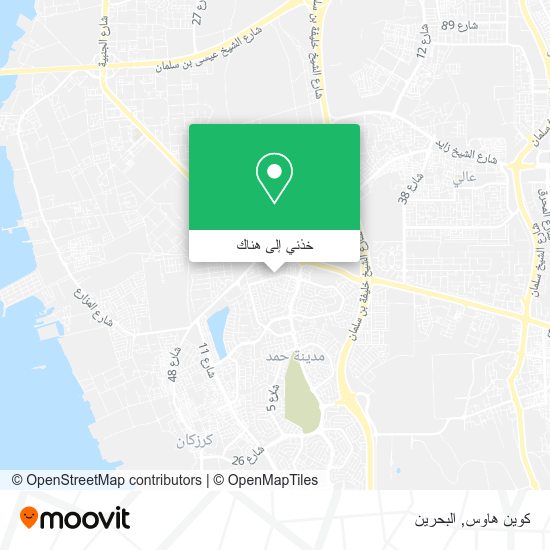 خريطة كوين هاوس