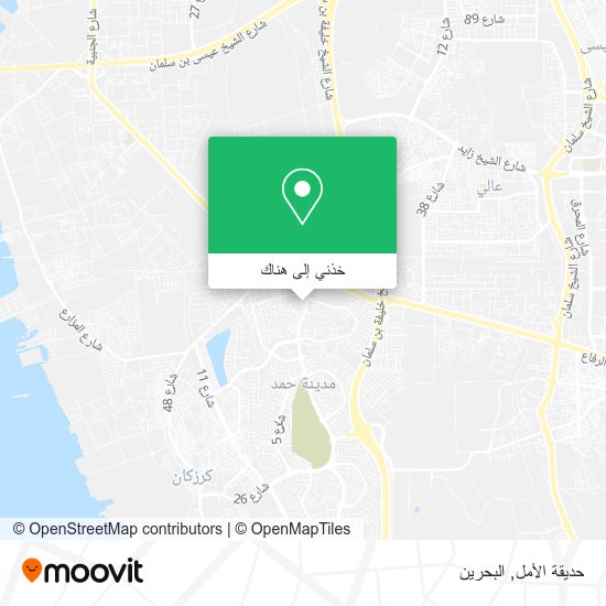 خريطة حديقة الأمل