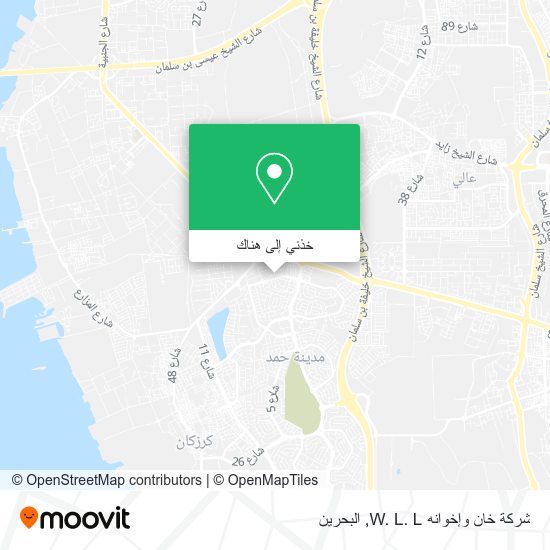 خريطة شركة خان وإخوانه W. L. L