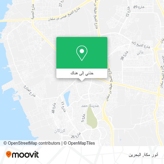 خريطة أنور مكة