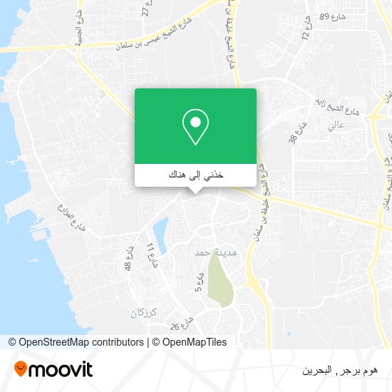 خريطة هوم برجر