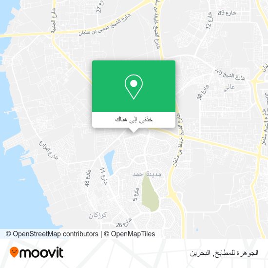خريطة الجوهرة للمطابخ