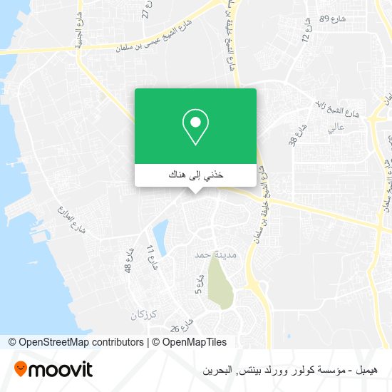 خريطة هيمبل - مؤسسة كولور وورلد بينتس