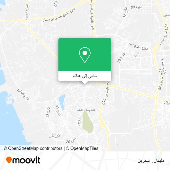 خريطة مليكان