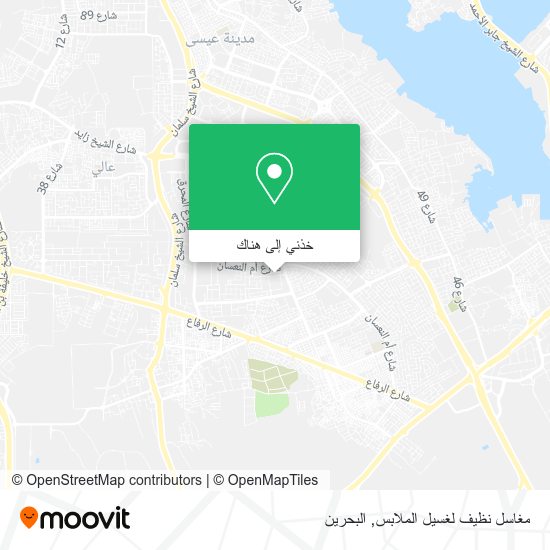 خريطة مغاسل نظيف لغسيل الملابس