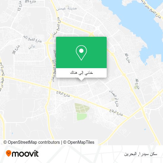خريطة سكن سيدرا