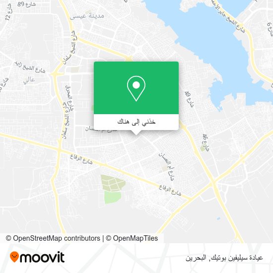 خريطة عيادة سيليفين بوتيك