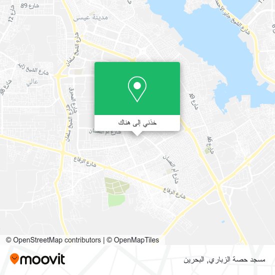 خريطة مسجد حصة الزباري
