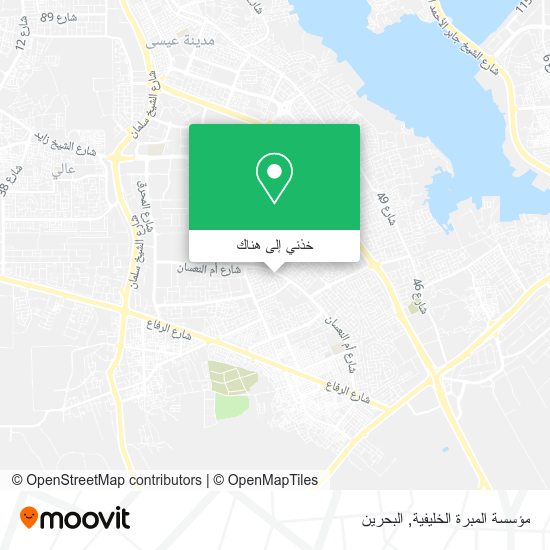خريطة مؤسسة المبرة الخليفية