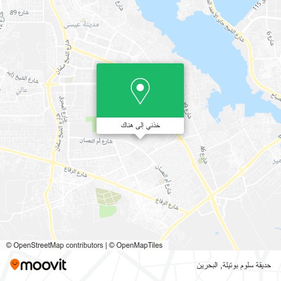 خريطة حديقة سلوم بوتيلة