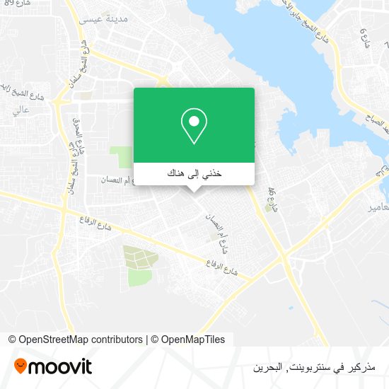 خريطة مذركير في سنتربوينت