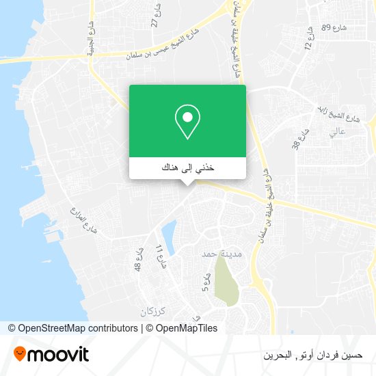 خريطة حسين فردان أوتو