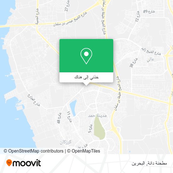 خريطة مطحنة دانة
