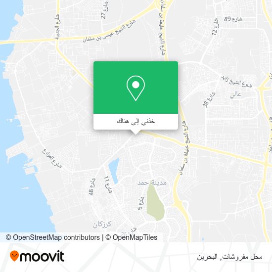 خريطة محل مفروشات