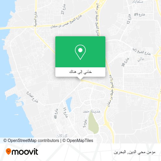 خريطة مؤمن محي الدين
