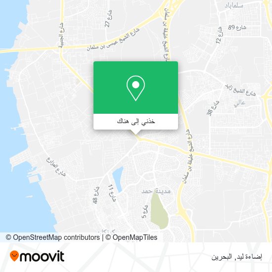 خريطة إضاءة ليد