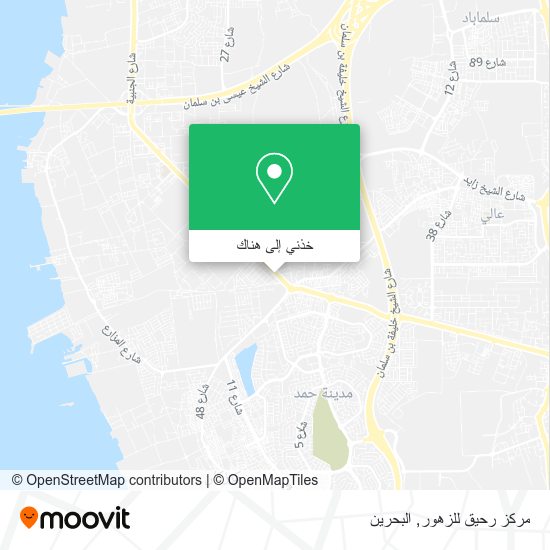 خريطة مركز رحيق للزهور