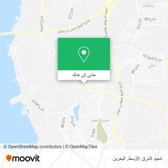 خريطة تنجيد الشرق الأوسط