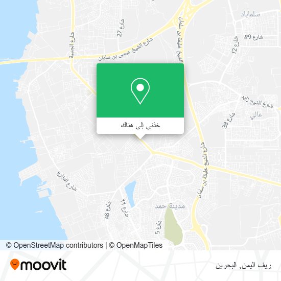 خريطة ريف اليمن