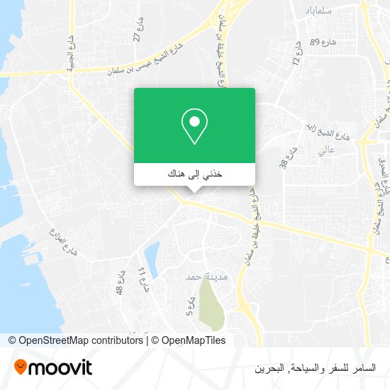 خريطة السامر للسفر والسياحة