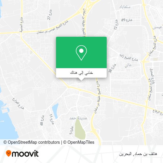 خريطة هاتف بن حماد