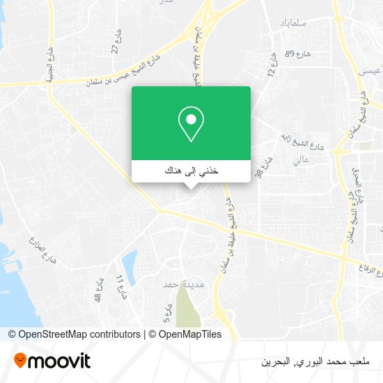 خريطة ملعب محمد البوري