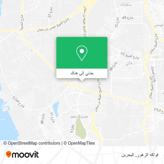 خريطة فواكه الزهور